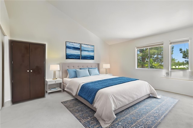 27982 Virginia, Mission Viejo, CA 92692 - bedroom with light colored carpet and high vaulted ceiling