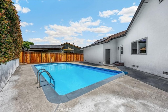 1292 Tiffany Pl, Tustin, CA 92780 - view of swimming pool featuring a fenced backyard and a patio area