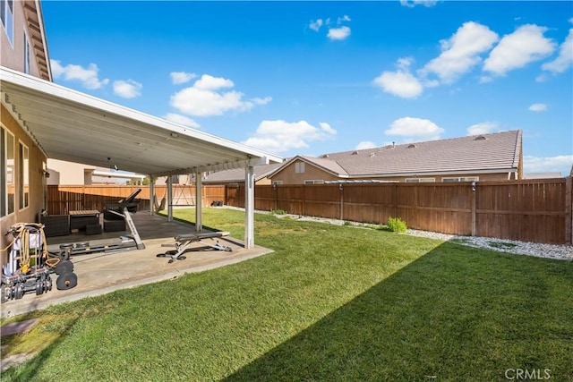 3116 Perdot Ave, Rosamond, CA 93560 - view of yard with a patio