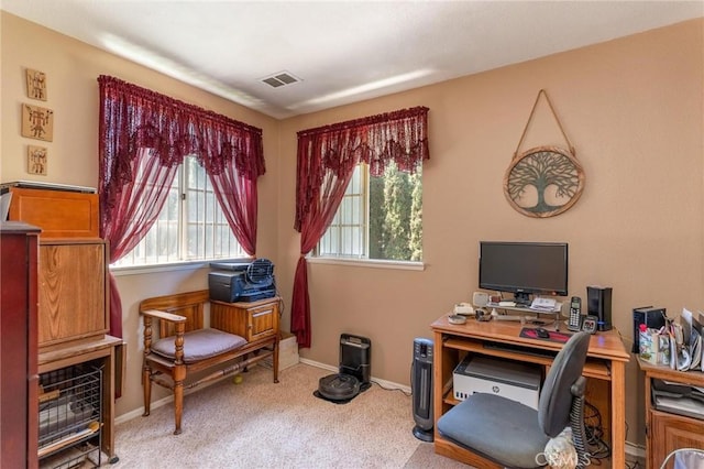 1290 3rd, Calimesa, CA 92320 - carpeted office space featuring plenty of natural light and baseboards