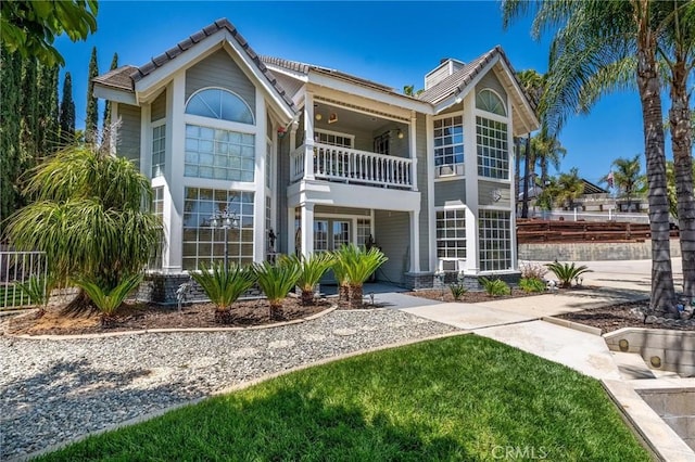 1290 3rd, Calimesa, CA 92320 - view of front of house featuring a balcony