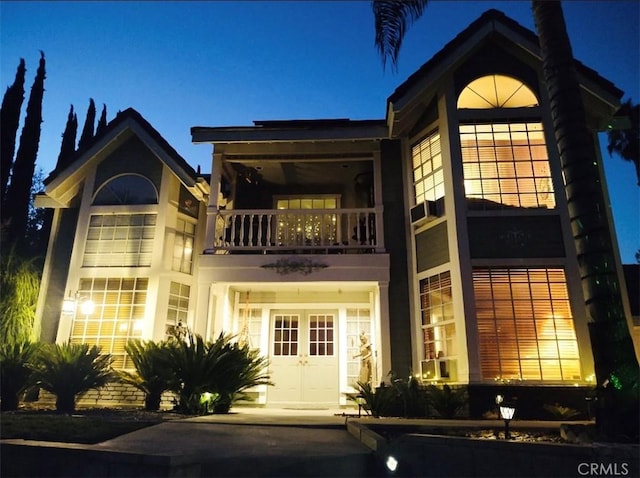 1290 3rd, Calimesa, CA 92320 - view of front of property featuring french doors and a balcony