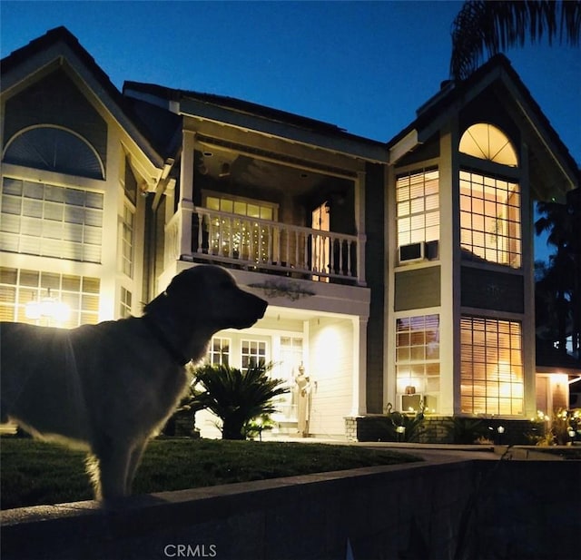 1290 3rd, Calimesa, CA 92320 - view of front of home with a balcony