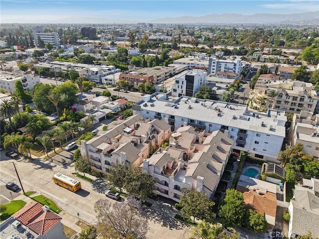 10659 Bloomfield St, Toluca Lake, CA 91602 - bird's eye view of mountains and a pool