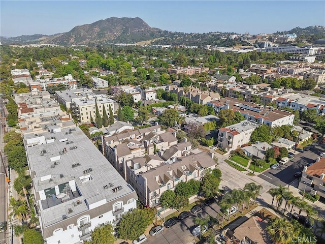 10659 Bloomfield St, Toluca Lake, CA 91602 - aerial overview of property's location with a mountainous background