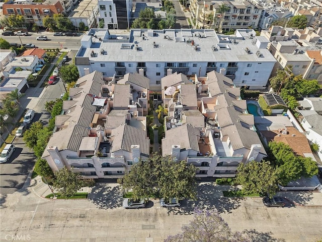 10659 Bloomfield St, Toluca Lake, CA 91602 - aerial perspective of suburban area