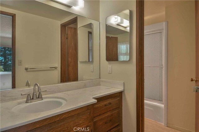 28680 Zion Dr, Lake Arrowhead, CA 92352 - full bathroom with vanity