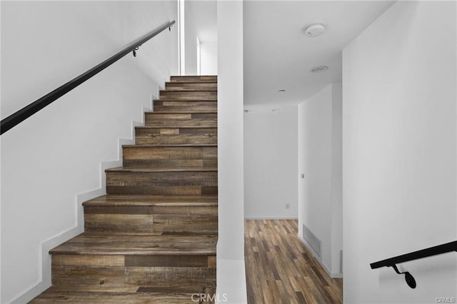 41363/4 Normal Ave Unit 3/4, Los Angeles, CA 90029 - staircase with wood finished floors
