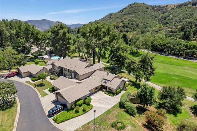 4119 Oak Island Ln, Fallbrook, CA 92028 - drone / aerial view of a mountain backdrop