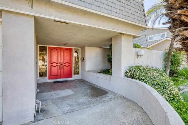 1713 Roanoke St, Placentia, CA 92870 - entrance to property featuring stucco siding and mansard roof