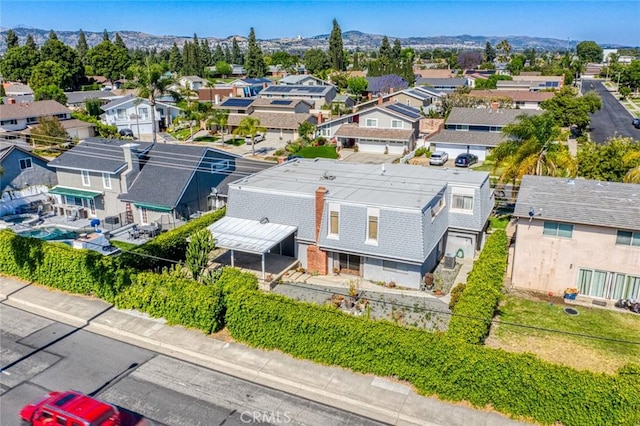 1713 Roanoke St, Placentia, CA 92870 - aerial perspective of suburban area featuring mountains