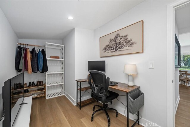 21322 S Western Ave, Torrance, CA 90501 - office space with wood finished floors, recessed lighting, and baseboards