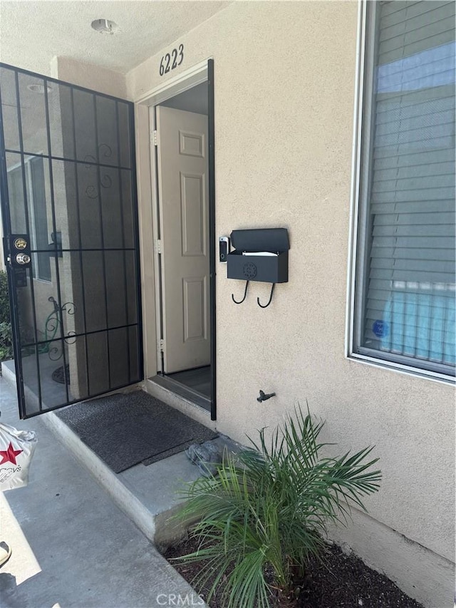 6223 Morse Ave, North Hollywood, CA 91606 - property entrance featuring stucco siding