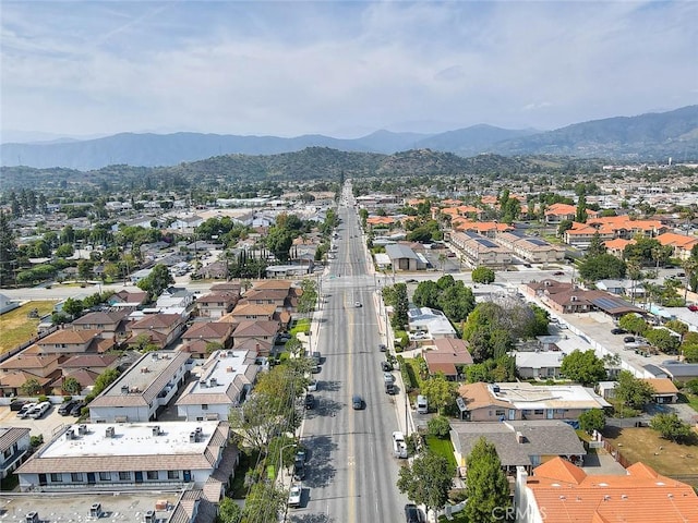 1189 N Sunflower Ave, Covina, CA 91724 - aerial perspective of suburban area with a mountainous background
