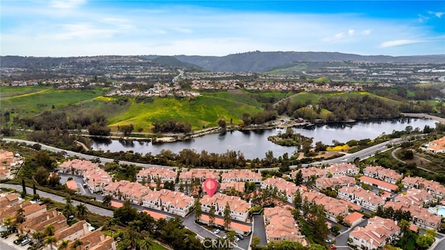 28747 La Triana, Laguna Niguel, CA 92677 - aerial view of property and surrounding area featuring a water and mountain view and nearby suburban area