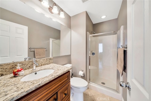 28747 La Triana, Laguna Niguel, CA 92677 - full bath with toilet, tile patterned flooring, a shower stall, and vanity