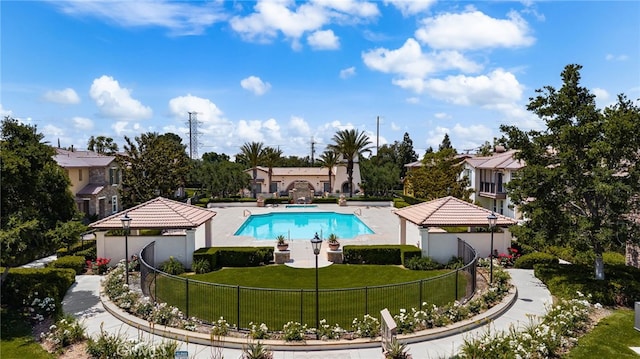 8090 Cornwall Ct Unit 33, Rancho Cucamonga, CA 91739 - community pool with a gazebo