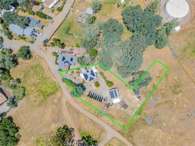 3788 Lakeview Ter, Lucerne, CA 95458 - aerial overview of property's location featuring property parcel outlined
