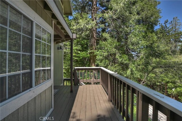 23819 Scenic Dr, Crestline, CA 92325 - view of deck