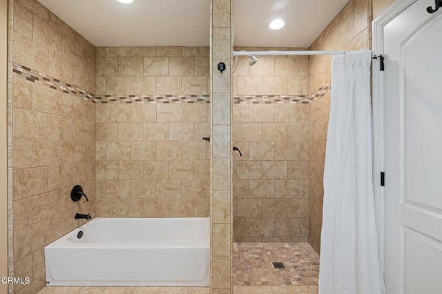 1796 Swift Ave, Ventura, CA 93003 - full bath with recessed lighting and tiled shower / bath combo