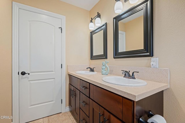 1796 Swift Ave, Ventura, CA 93003 - full bath with double vanity and tile patterned flooring