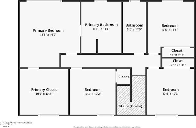 1796 Swift Ave, Ventura, CA 93003 - property floor plan