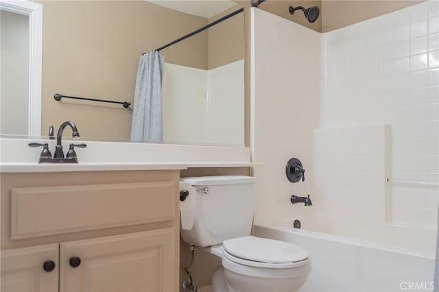 980 Creston Way, Beaumont, CA 92223 - bathroom with toilet, shower / washtub combination, and vanity
