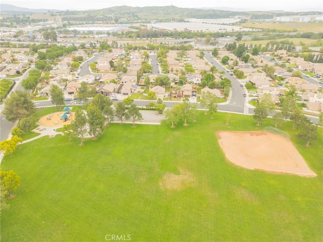 980 Creston Way, Beaumont, CA 92223 - aerial view of residential area with a mountainous background