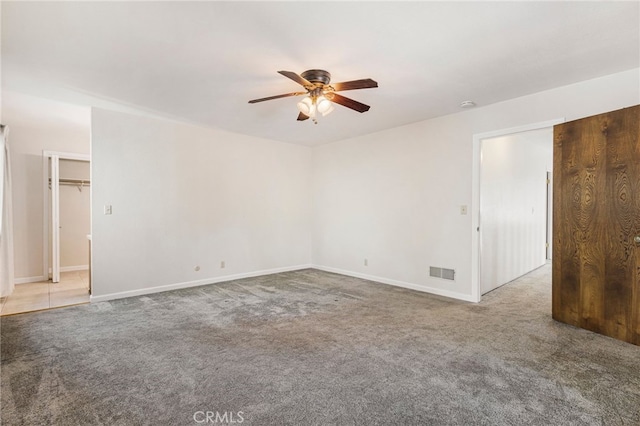 64 Rebie Way, Oroville, CA 95966 - unfurnished bedroom with carpet, baseboards, and a ceiling fan