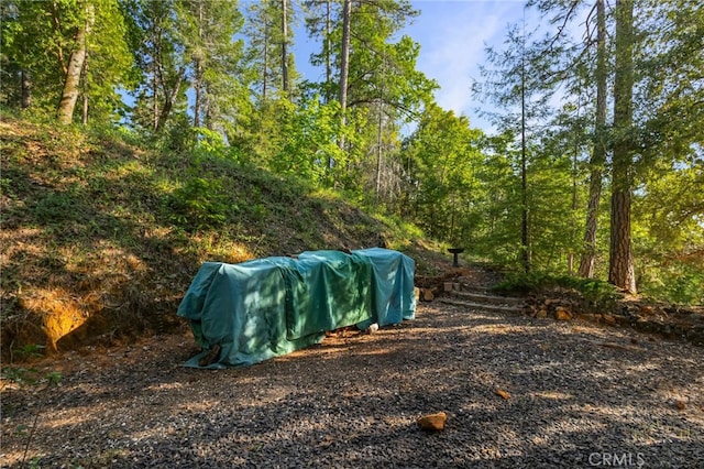 64 Rebie Way, Oroville, CA 95966 - view of yard featuring a forest view