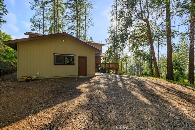 64 Rebie Way, Oroville, CA 95966 - view of home's exterior featuring a deck