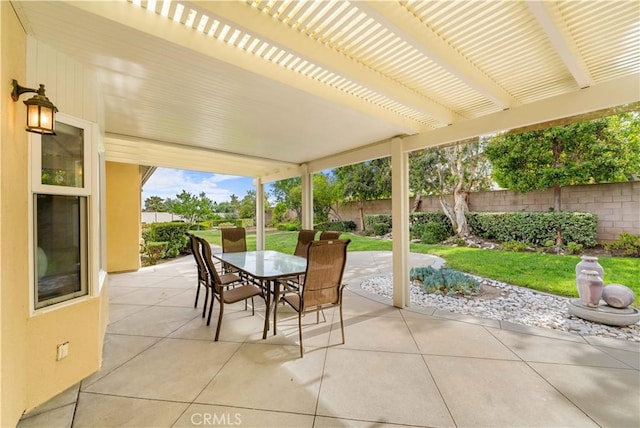 7064 Isle Ct, Rancho Cucamonga, CA 91739 - view of patio featuring outdoor dining space