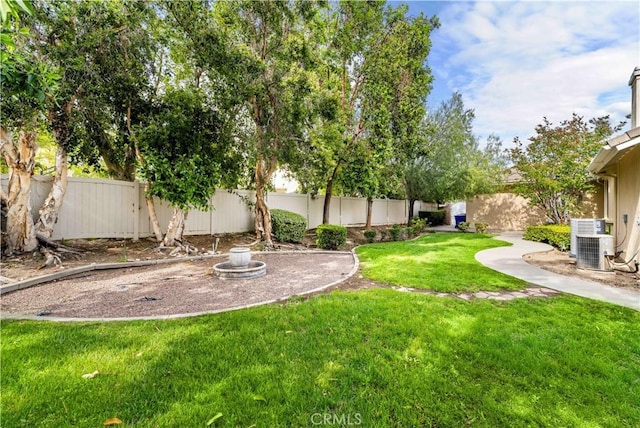 7064 Isle Ct, Rancho Cucamonga, CA 91739 - view of yard with central air condition unit