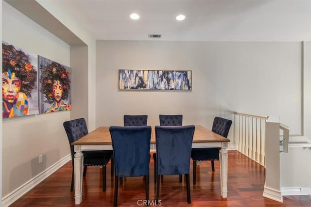 23402 Brookdale Ln Unit 56, Valencia, CA 91355 - dining room featuring wood finished floors and recessed lighting
