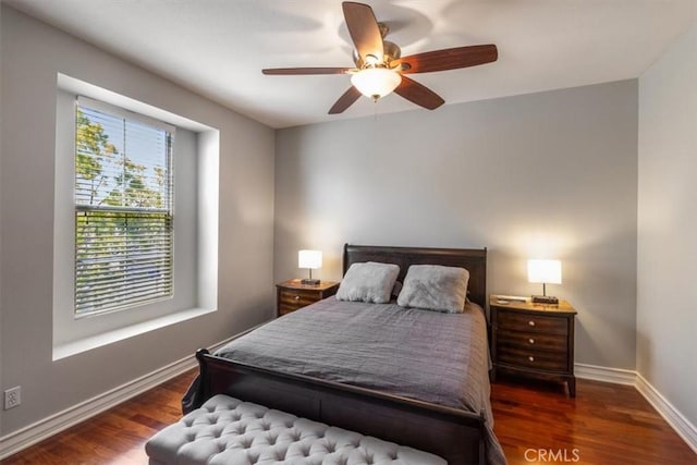 23402 Brookdale Ln Unit 56, Valencia, CA 91355 - bedroom with wood finished floors and a ceiling fan
