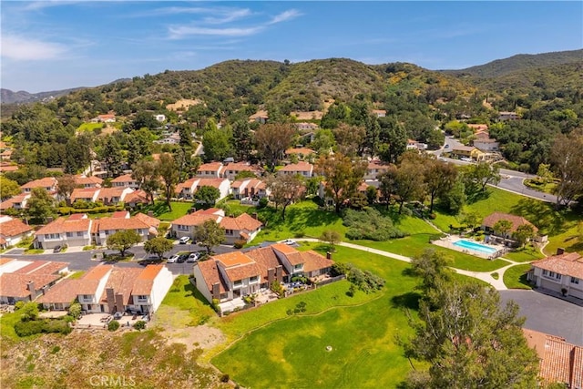 659 Valley Oak Ln, Newbury Park, CA 91320 - aerial view of residential area featuring a mountainous background