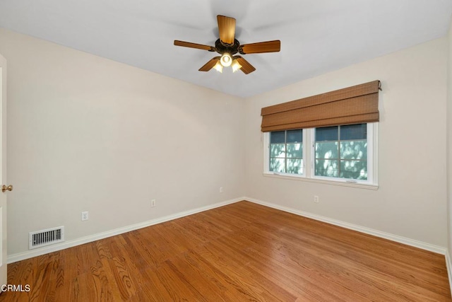 1421 Oneonta Knl, South Pasadena, CA 91030 - spare room with baseboards, a ceiling fan, and wood finished floors