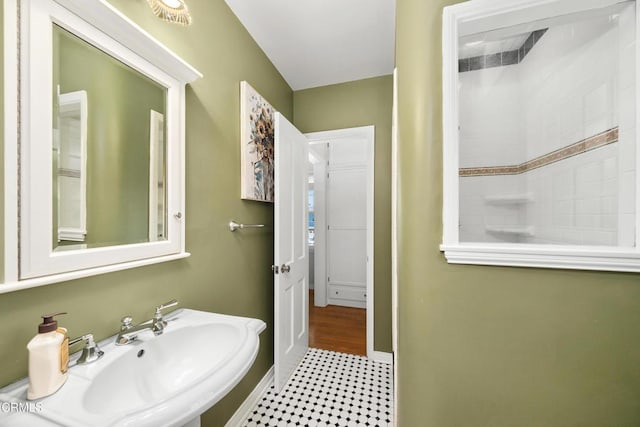 1421 Oneonta Knl, South Pasadena, CA 91030 - full bathroom with a sink and a shower