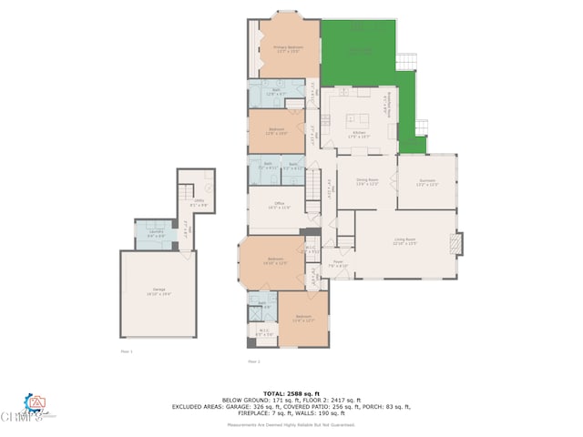 1421 Oneonta Knl, South Pasadena, CA 91030 - room layout