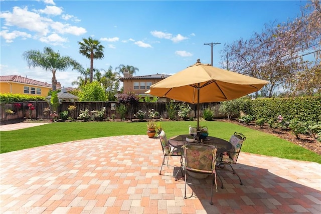 7659 Balasiano Ave, West Hills, CA 91304 - view of patio / terrace featuring outdoor dining area