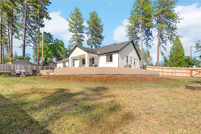 5755 Fickett Ln, Paradise, CA 95969 - back of house with stucco siding