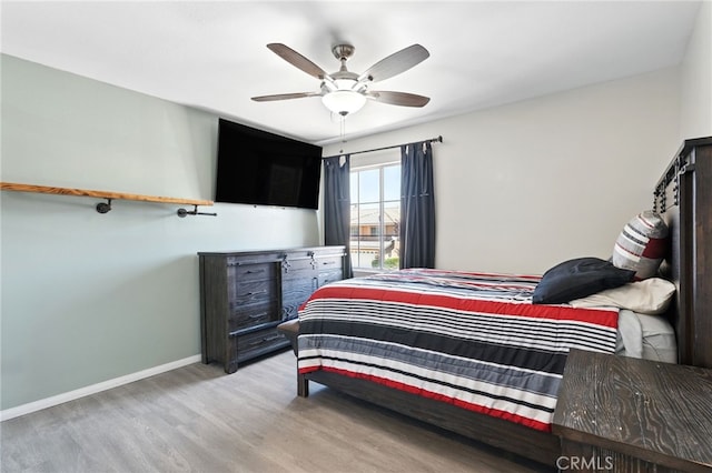 25 Del Brienza, Lake Elsinore, CA 92532 - bedroom with wood finished floors and a ceiling fan