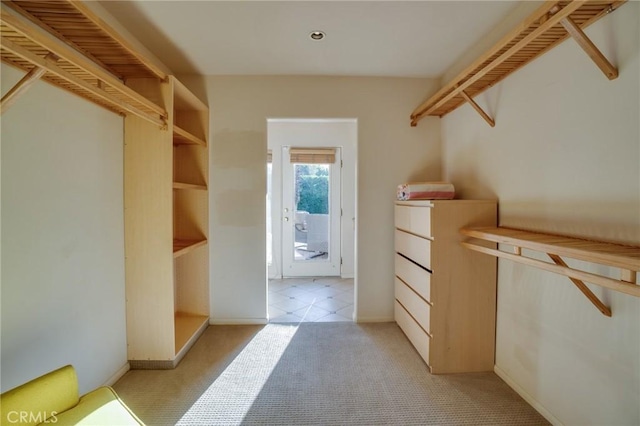 576 E Desert Holly Cir, Palm Springs, CA 92262 - walk in closet featuring light carpet