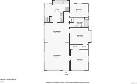 426 Ivy St, Glendale, CA 91204 - property floor plan