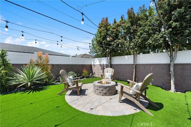 2716 Spreckels, Redondo Beach, CA 90278 - view of yard with a fire pit and a patio