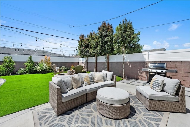 2716 Spreckels, Redondo Beach, CA 90278 - view of patio featuring outdoor lounge area and area for grilling