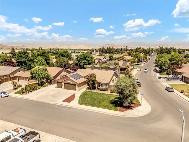 300 S Lombardi St, Porterville, CA 93257 - aerial view of residential area with mountains