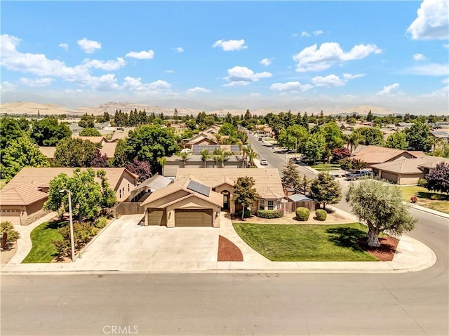 300 S Lombardi St, Porterville, CA 93257 - aerial perspective of suburban area with a mountain backdrop