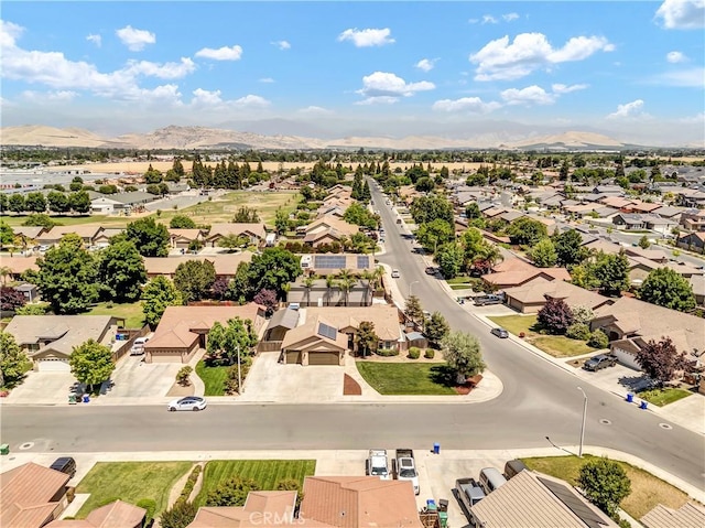 300 S Lombardi St, Porterville, CA 93257 - aerial view of residential area with mountains