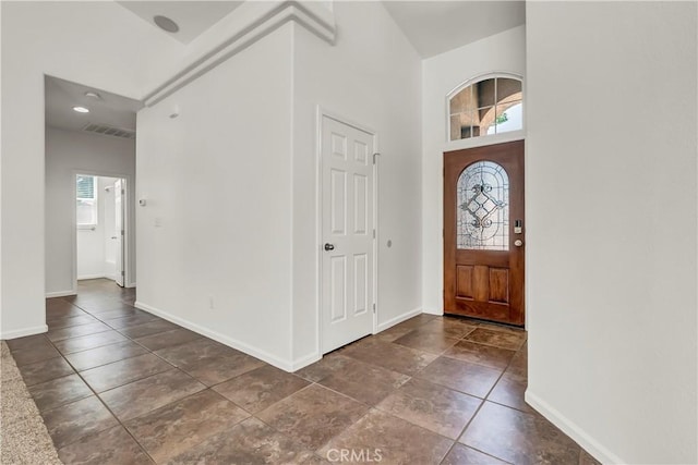 300 S Lombardi St, Porterville, CA 93257 - foyer entrance featuring baseboards